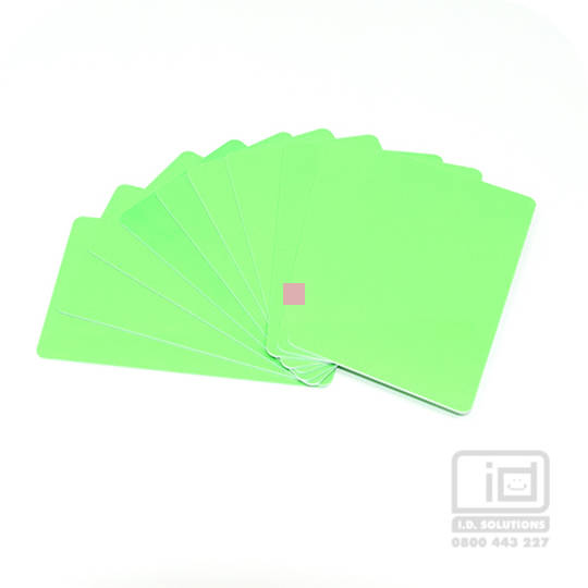 Blank cards neon Lime