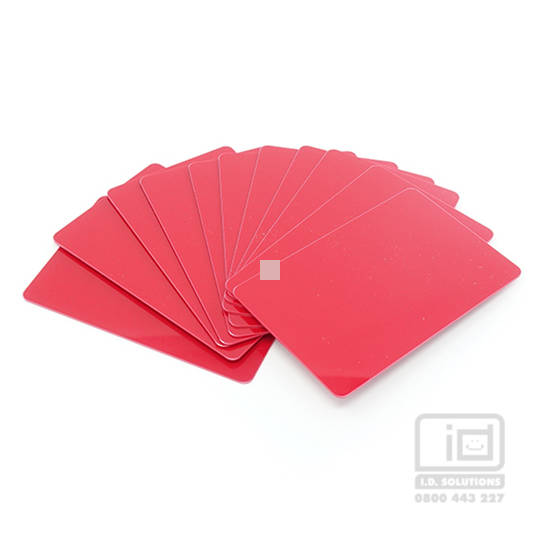 Blank cards Red