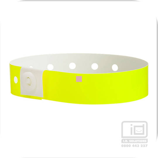 Soft comfort wristbands Yellow Glow