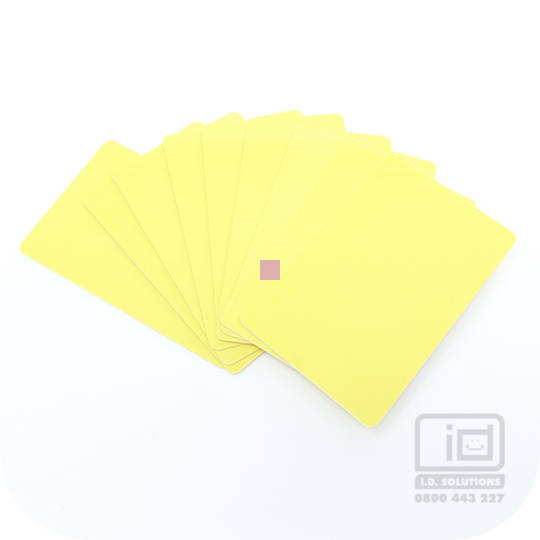 Blank cards Yellow
