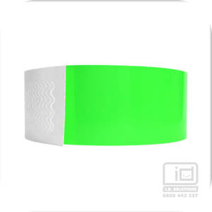 Genesis neon lime wristbands