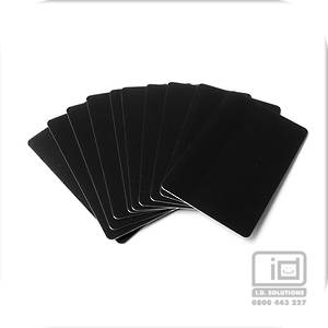 Blank cards Black