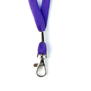 12mm Wide Purple Lanyard with C-Hook - Pack of 50