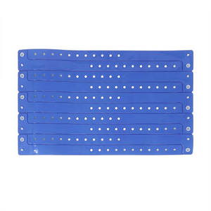 Premium Vinyl Wristbands Neon Blue