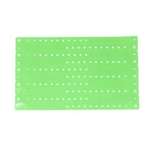 Premium Vinyl Wristbands Neon Lime