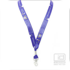 20mm Wide Dye Sub Printed Lanyard with C hook