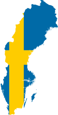 320px-Flag-Map of Sweden
