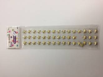 Small gold stars stickers -AC758