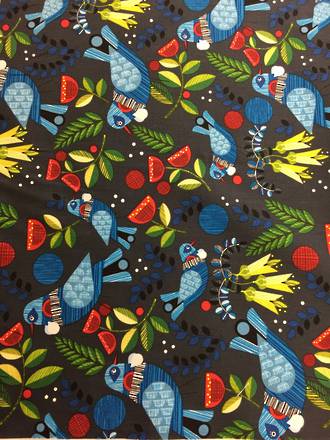Kiwiana Print: Forest song birds