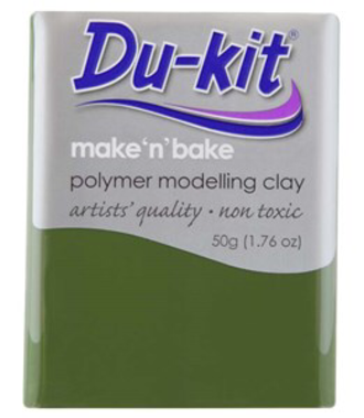 Du-Kit Make n Bake Clay - Leaf green 51