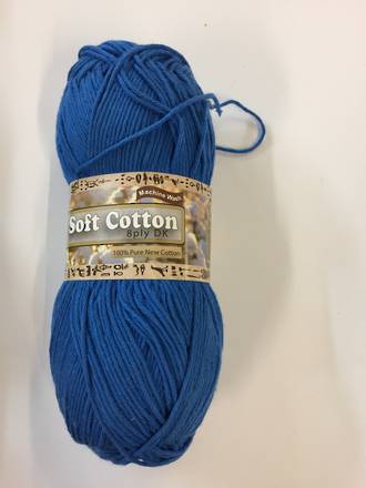 Soft cotton - blue 36