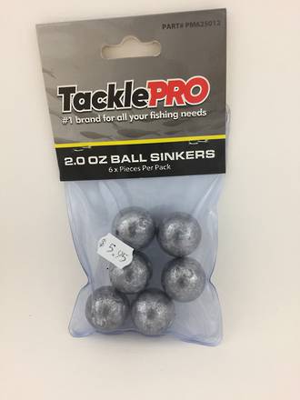 Tackle Pro - Ball Sinkers 2.0oz