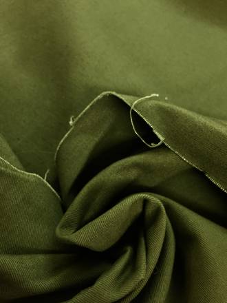 Cotton Drill - Olive Green