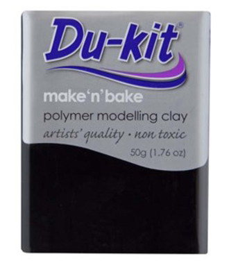 Du-Kit Make n Bake Clay - Black 01