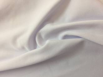 Stretch fabric - PolyLycra - white