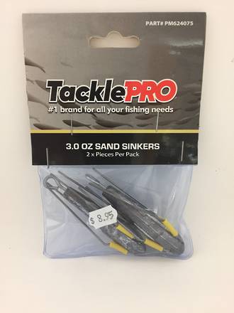 Tackle Pro - Sand Sinkers 3.0oz