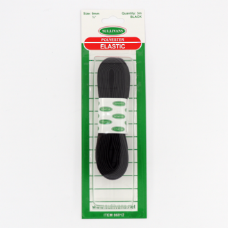 Elastic 9mm - black - 86012