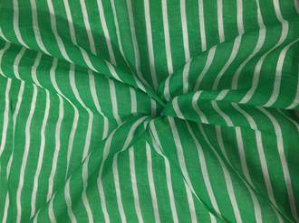 White and green stripes