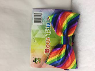 Rainbow Bow tie