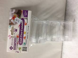 Craft clear container 3pcs - Megaie