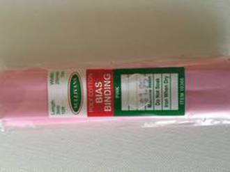 Bias Binding 25mm Pink