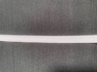 Corded Elastic 12mm White