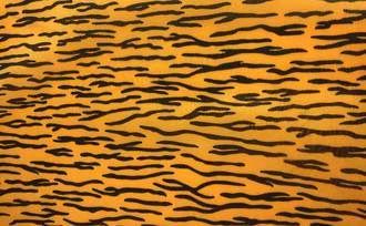 Tiger print Polyester fabric