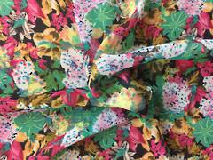 Chiffon floral pattern