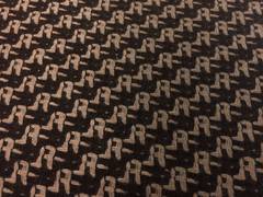 Houndstooth fabric - Black and Brown