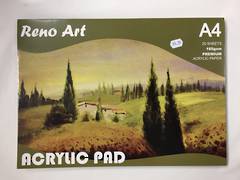 Acrylic pad A4 - Reno Art