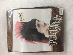 Punk Wig - Black/Red 76092