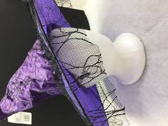Witches hat Purple and black net