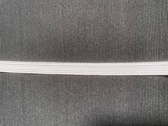 Corded Elastic 12mm White
