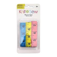 Measure tape - 3pk - Knit and Sew