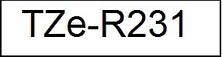 RL-B-TZR231P BK/WT (Tze-R231)