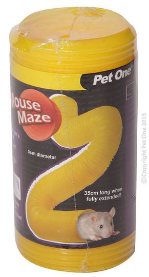 Pet One Tunnel Mouse Maze 5cm(D)x35cm(L)