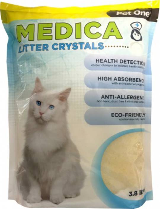 Pet One Medica Litter Crystals 3.8L