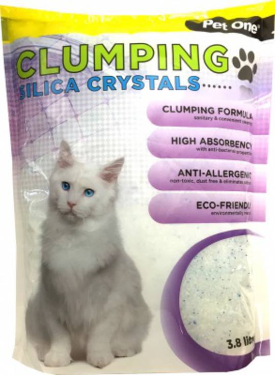 Pet One Clumping Silica Crystals cat litter