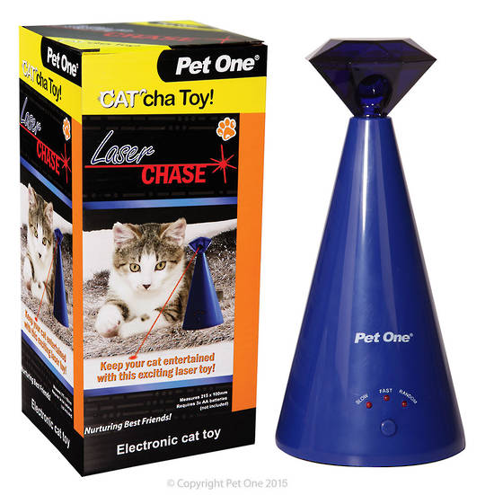 Pet One Cat Toy Cat'cha Laser Chase Batt