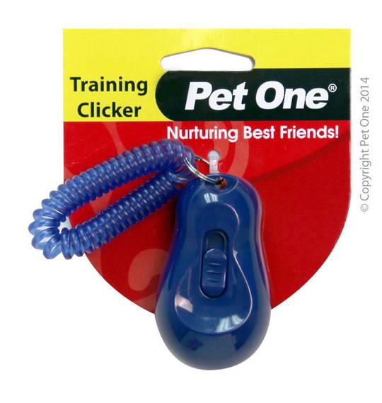 Pet One Training Clicker Blue