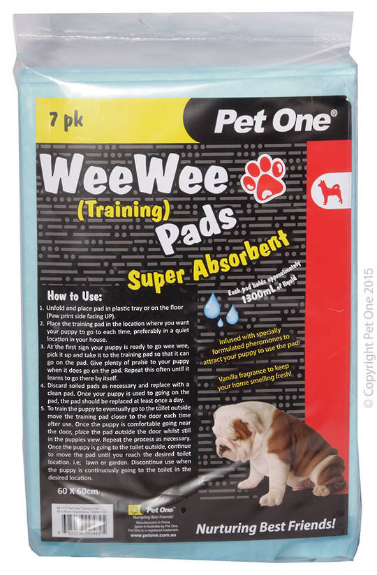 Pet One Wee Wee Training Pads 7pk