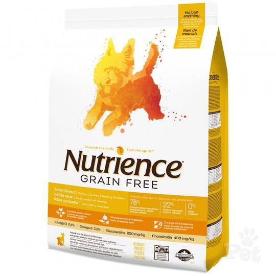 Nutrience Grain Free Turkey, Chicken & Herring Dog - Small Breed 2.5kg