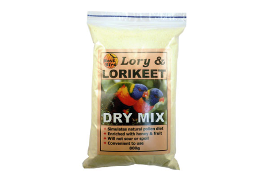 Best Bird Lorikeet Diet Dry Mix 800g