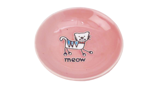 Silly Kitty Saucer - Pink 13cm