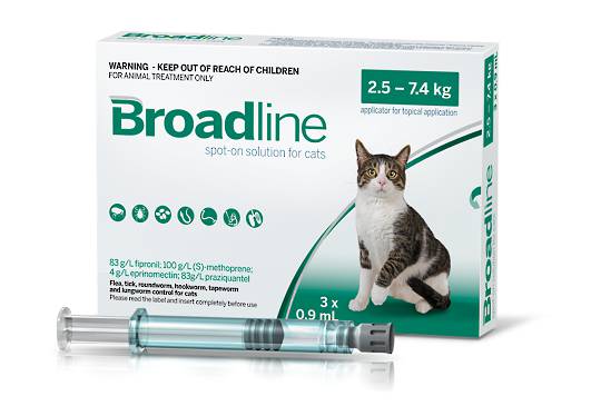 Broadline Spot-on Flea Treatment for Large Cats (3x pack)