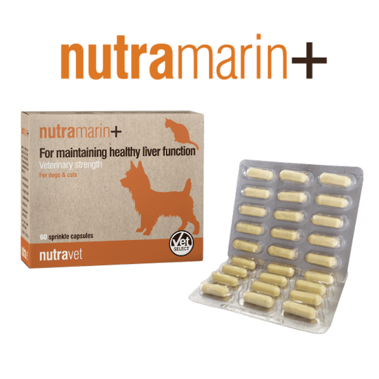 Nutramarin for Cats & Dogs Liver Function – 60 Sprinkle Capsules