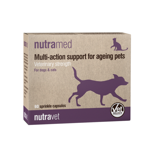 Nutramed – Multi-action support for ageing pets - 60 Sprinkle Capsules