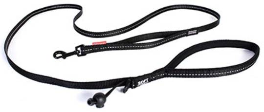 Ezydog Dog Leash Soft Trainer Lite 12mm / Black