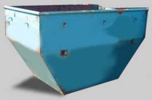 5m cubic rubbish bin