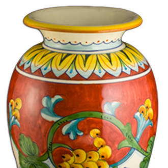 Italian Ceramics Corallo Vase